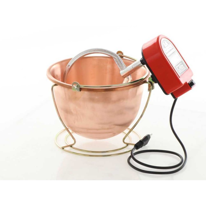 NuovaFac Cuoca Automatica polentakattila, sileä kupari, 4 l, 5 W, 220 V