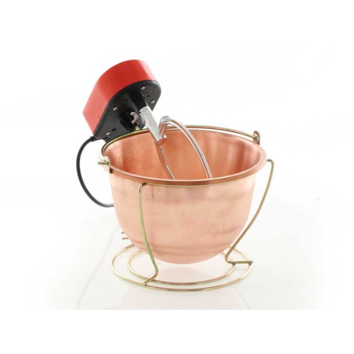 NuovaFac Cuoca Automatica polentakattila, sileä kupari, 4 l, 5 W, 220 V