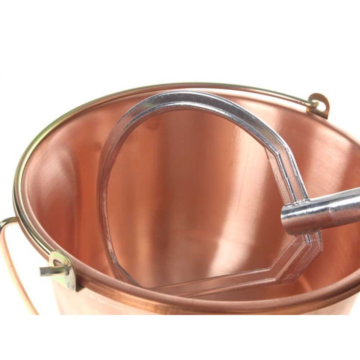 NuovaFac Cuoca Automatica polentakattila, sileä kupari, 4 l, 5 W, 220 V