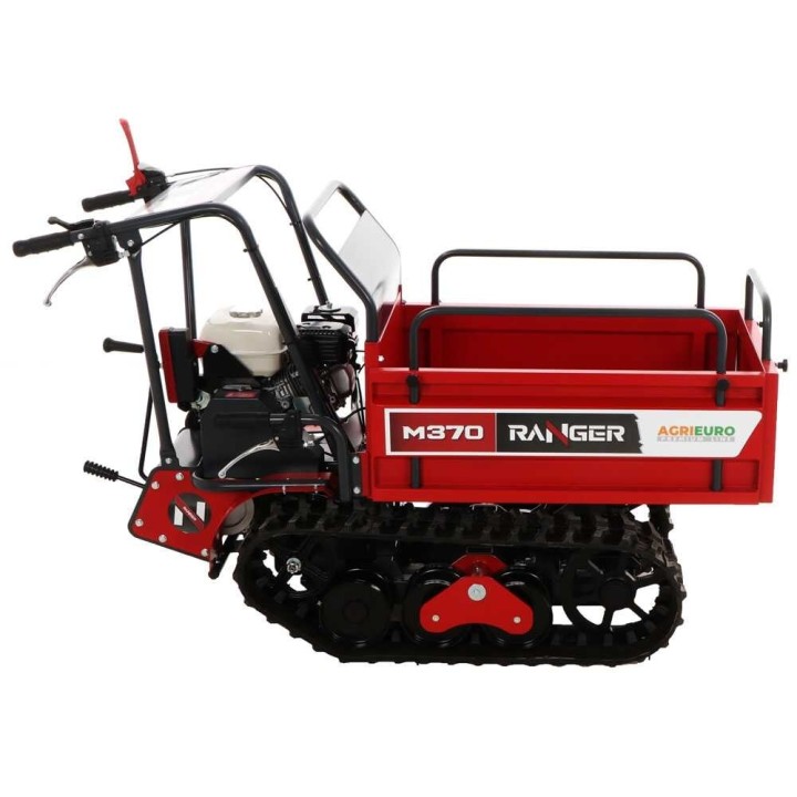 Ranger M370-E telaketjukuljetin, Honda GX160, 350 kg, sähkökäynnistys