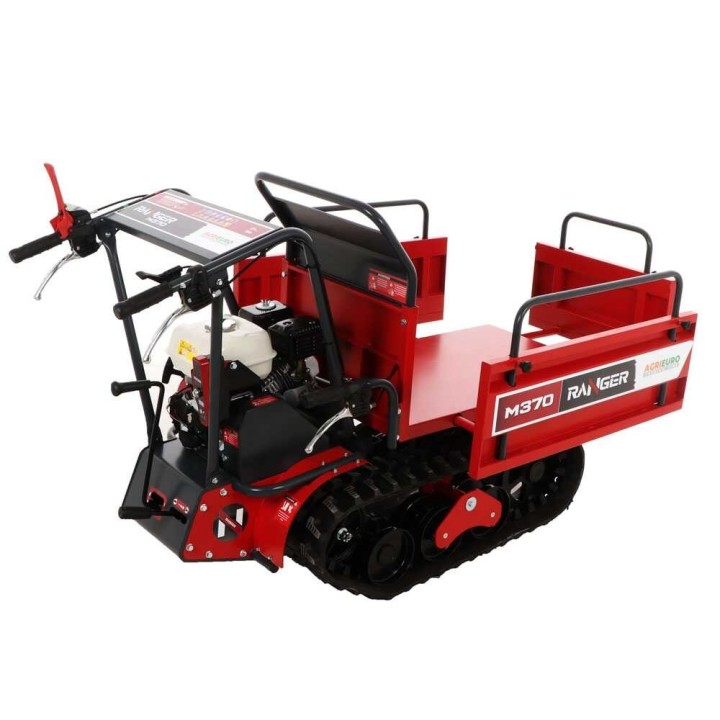 Ranger M370-E telaketjukuljetin, Honda GX160, 350 kg, sähkökäynnistys