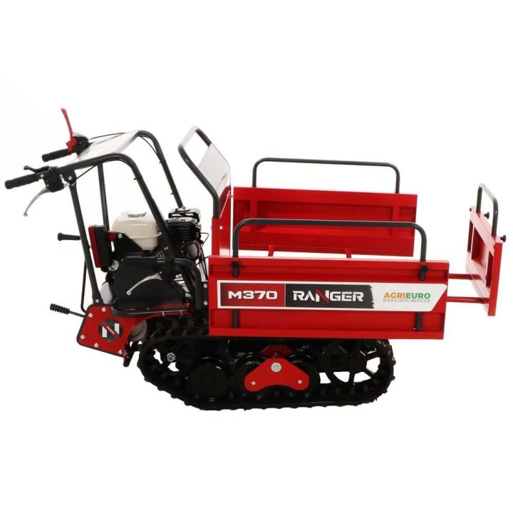 Ranger M370-E telaketjukuljetin, Honda GX160, 350 kg, sähkökäynnistys