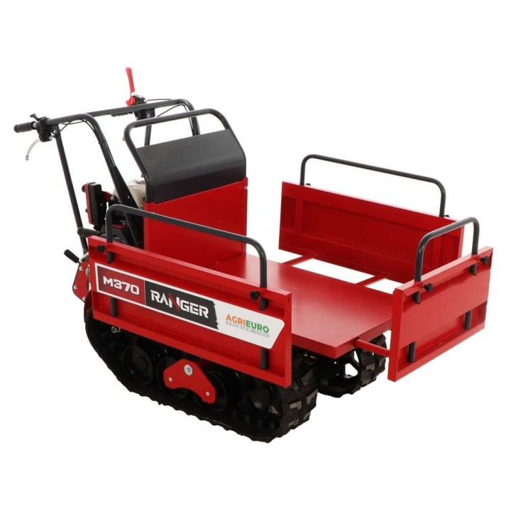 Ranger M370-E telaketjukuljetin, Honda GX160, 350 kg, sähkökäynnistys
