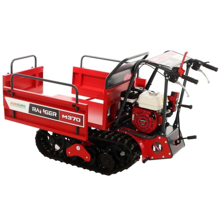 Ranger M370-E telaketjukuljetin, Honda GX160, 350 kg, sähkökäynnistys