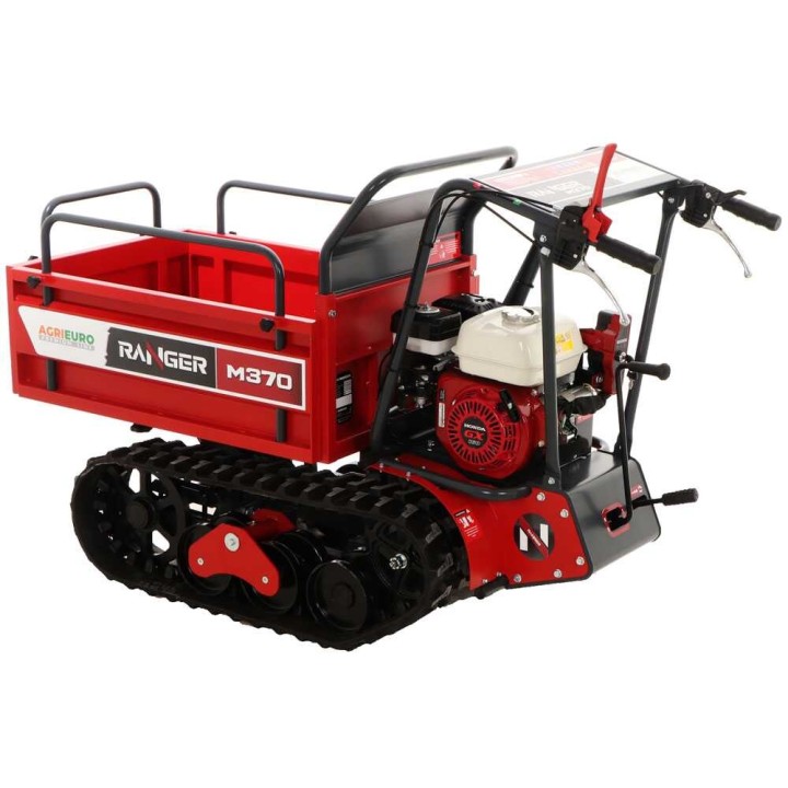 Ranger M370-E telaketjukuljetin, Honda GX160, 350 kg, sähkökäynnistys