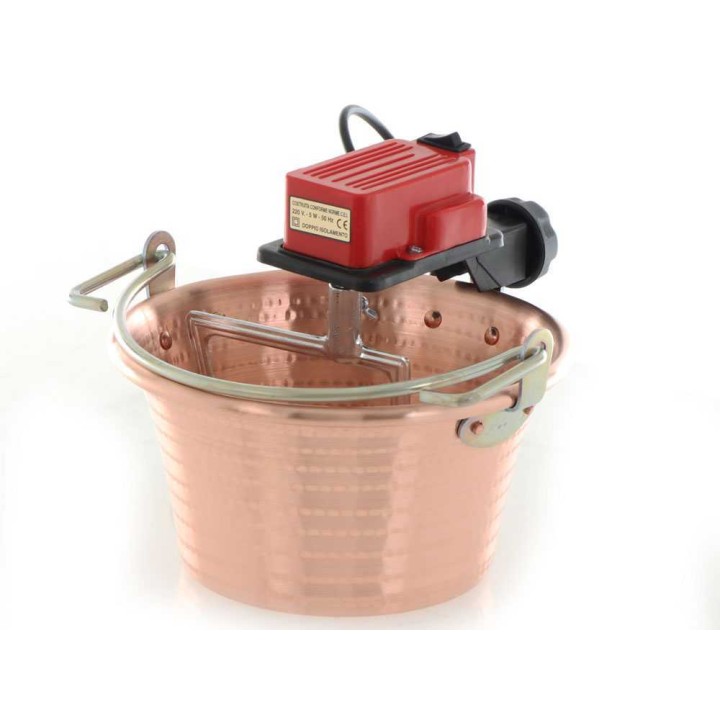 Cuoca Automatica polentakattila, martioitu kupari, 4 l, 5 W, 220 V