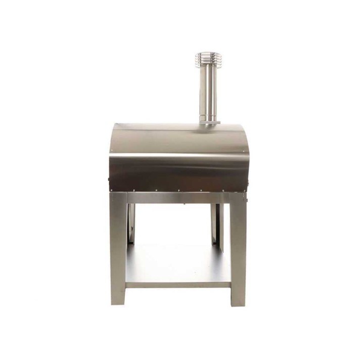 Fontana MARINARA INOX -kaasu-uuni kärryllä, 80 × 80 cm