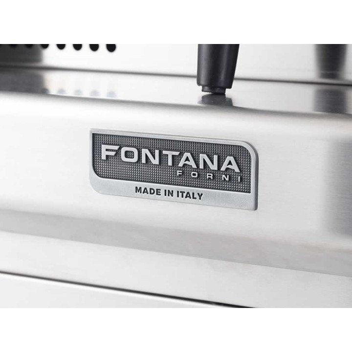 Fontana MARINARA INOX -kaasu-uuni kärryllä, 80 × 80 cm