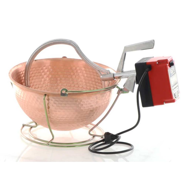 Cuoca Automatica sähköinen kuparipata polentalle, 6 l, 24 W, 220 V