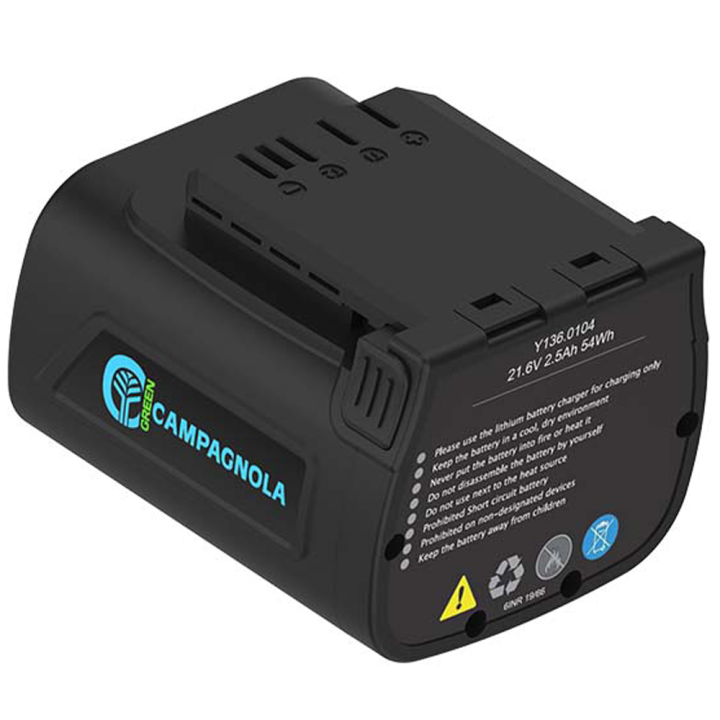 Campagnola 21 6 V 2 5 Ah vaihtoakku oksasaksiin ja oksaleikkureihin