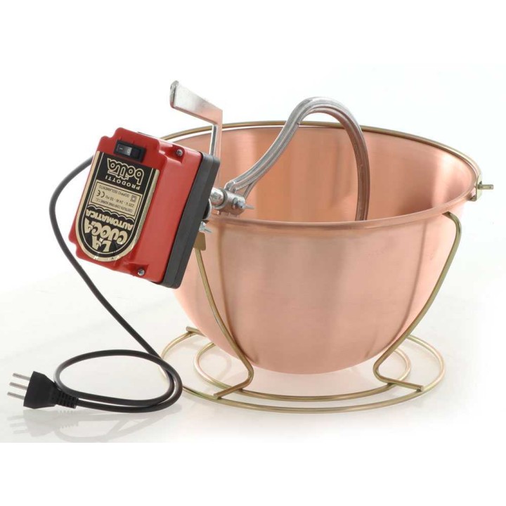 Cuoca Automatica sähköinen polentakattila, kupari, 9 l, 24 W, 220 V