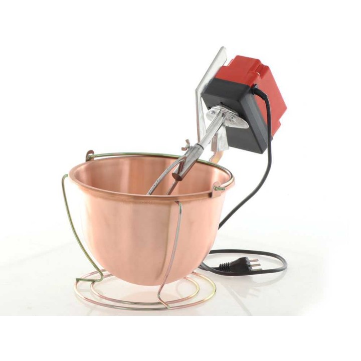 NuovaFac Cuoca Automatica polentakattila, kupari, 4 l, 24 W, 220 V