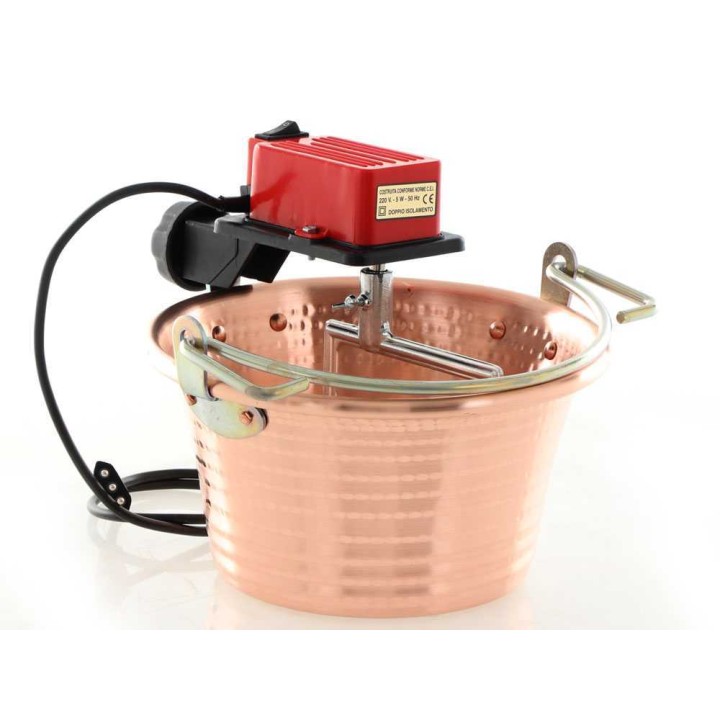 NuovaFac Cuoca Automatica 4 l kuparikattila polentalle, 5 W, induktio