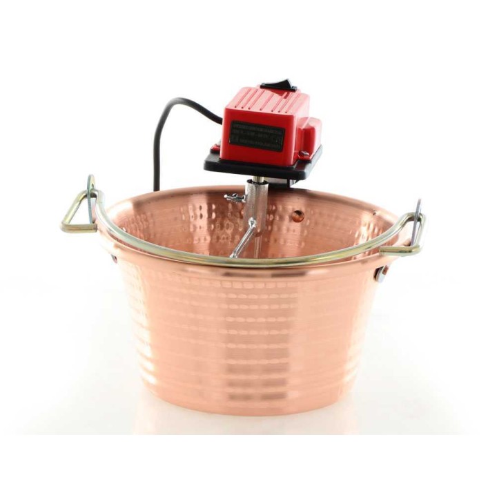 NuovaFac Cuoca Automatica 4 l kuparikattila polentalle, 5 W, induktio