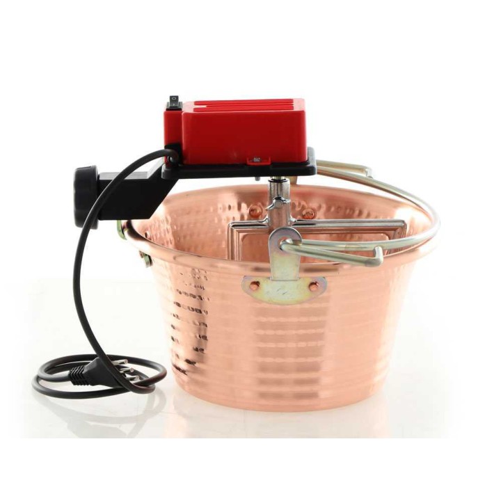 NuovaFac Cuoca Automatica 4 l kuparikattila polentalle, 5 W, induktio