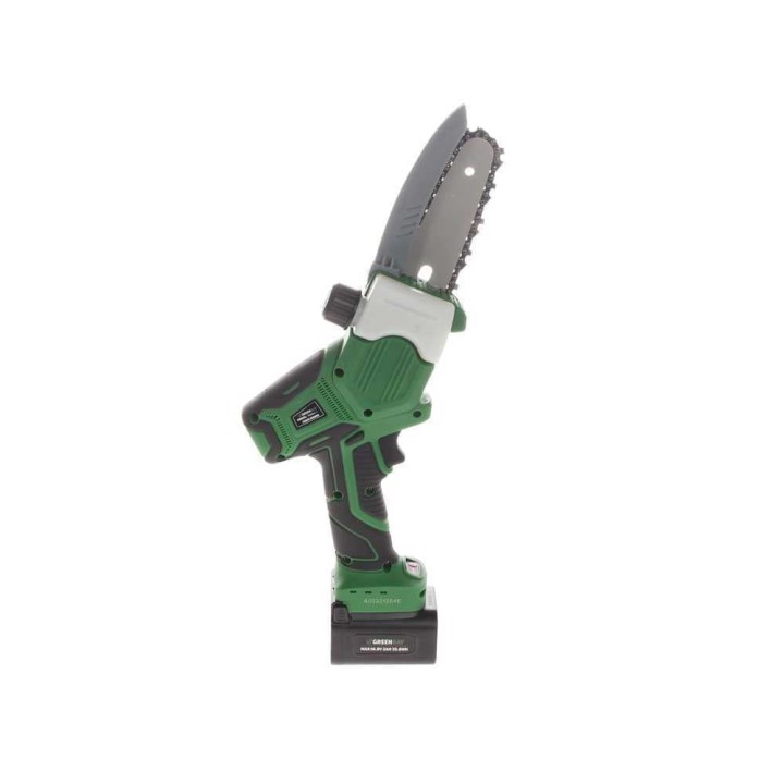 GreenBay TopSaw 5C akkukäyttöinen oksasaha, teleskooppivarsi, 2 akkua