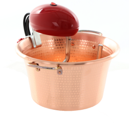 Macom Polentino sähköpata polentalle vasaroitu kupari 31 cm 4 W 220 V
