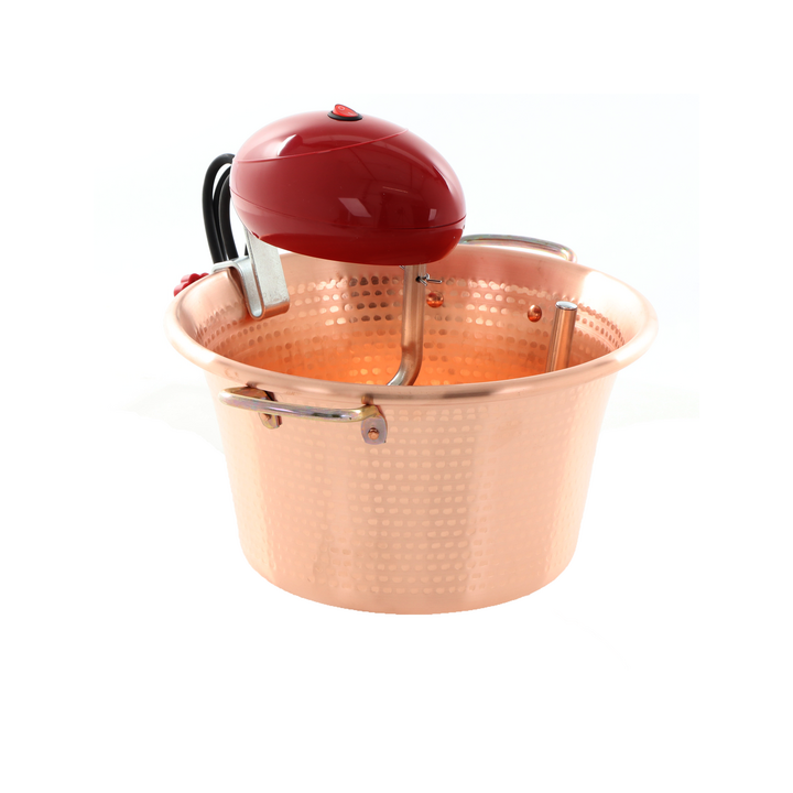Macom Polentino sähköpata polentalle vasaroitu kupari 31 cm 4 W 220 V