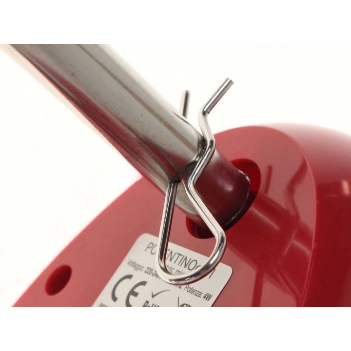 Macom Polentino sähköpata polentalle, vasaroitu kupari, 31 cm, 4 W, 220 V