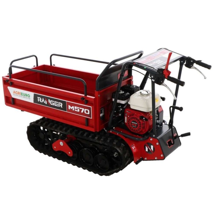 RANGER M570 telavetoinen moottorikärry, Honda GX200, 500 kg, pidennettävä kuormatila