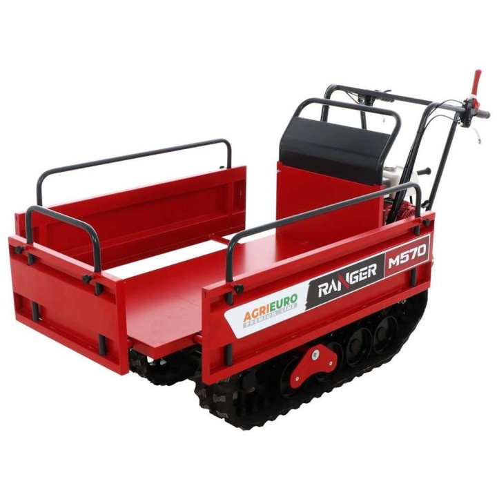 RANGER M570 telavetoinen moottorikärry, Honda GX200, 500 kg, pidennettävä kuormatila