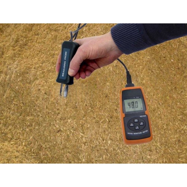 MD 7820 digitaalinen puunkosteusmittari, 4 toimintatilaa, lämpötilan mittaus