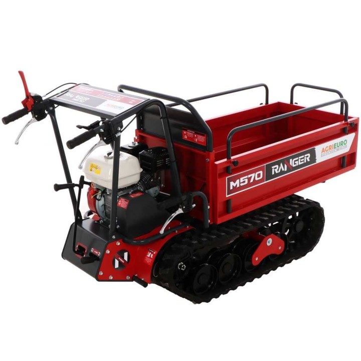 RANGER M570 telavetoinen moottorikärry, Honda GX200, 500 kg, pidennettävä kuormatila