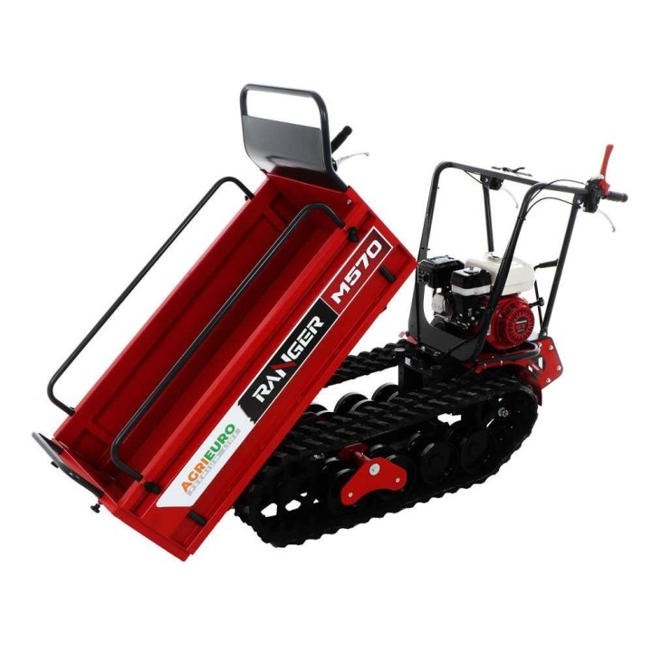 RANGER M570 telavetoinen moottorikärry, Honda GX200, 500 kg, pidennettävä kuormatila