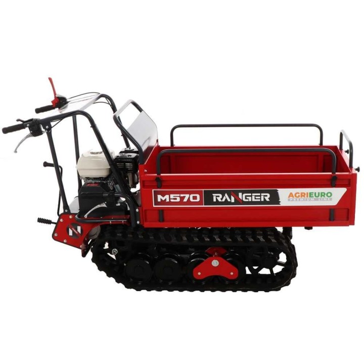 RANGER M570 telavetoinen moottorikärry, Honda GX200, 500 kg, pidennettävä kuormatila