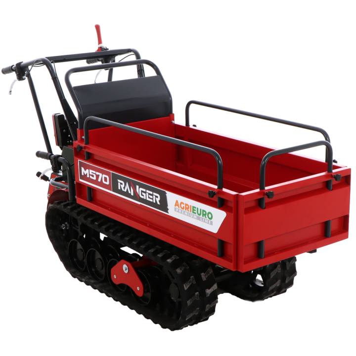 RANGER M570 E telaketjusiirtovaunu Honda GX200 6 5 HP sähköinen käynnistys