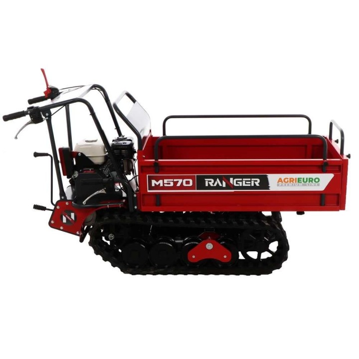 RANGER M570-E telaketjusiirtovaunu, Honda GX200, 6,5 HP, sähköinen käynnistys