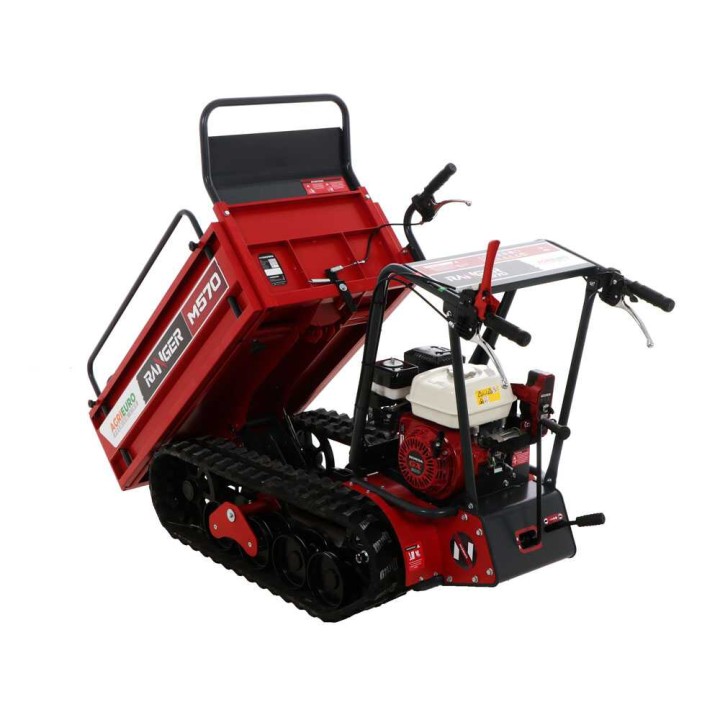 RANGER M570-E telaketjusiirtovaunu, Honda GX200, 6,5 HP, sähköinen käynnistys