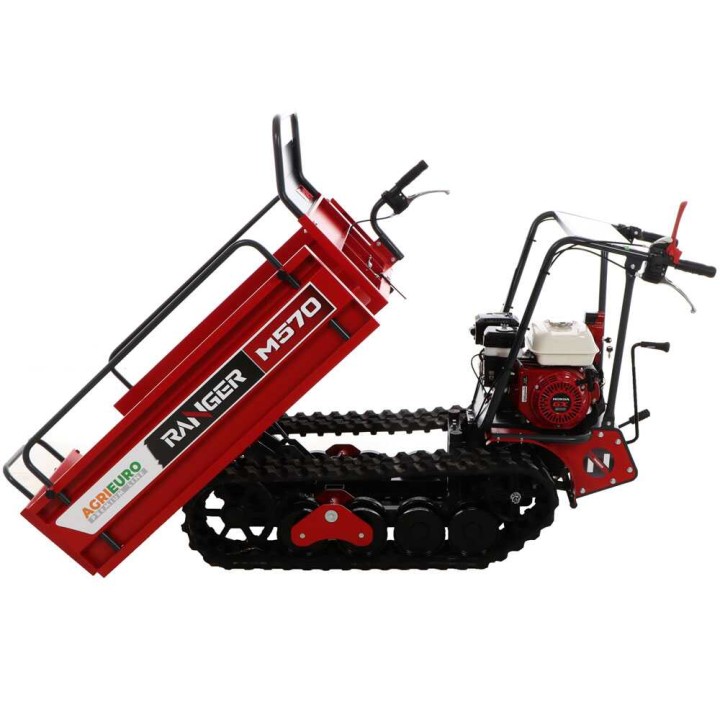 RANGER M570-E telaketjusiirtovaunu, Honda GX200, 6,5 HP, sähköinen käynnistys