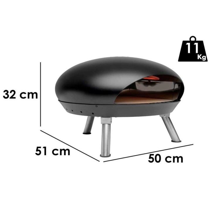 Clementi Crosti sähköinen pizzauuni, 1 300 W, 230 V