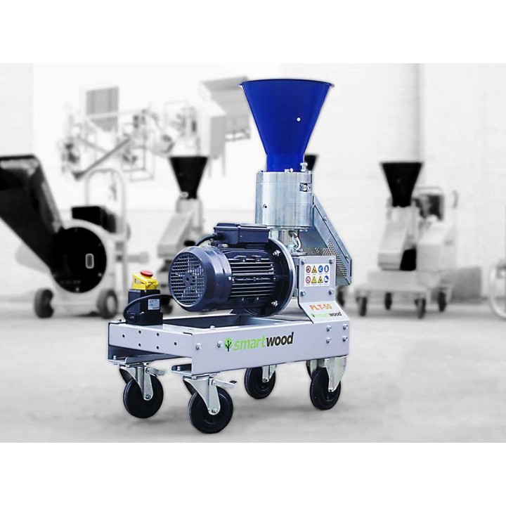 Smartwood PLT-50 pellettikone, 3 HP, 230 V, 30–50 kg/h