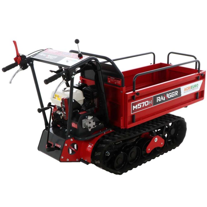 Ranger M570 H-E telaketjukuljetin, Honda GX200, sähkökäynnistys, 500 kg