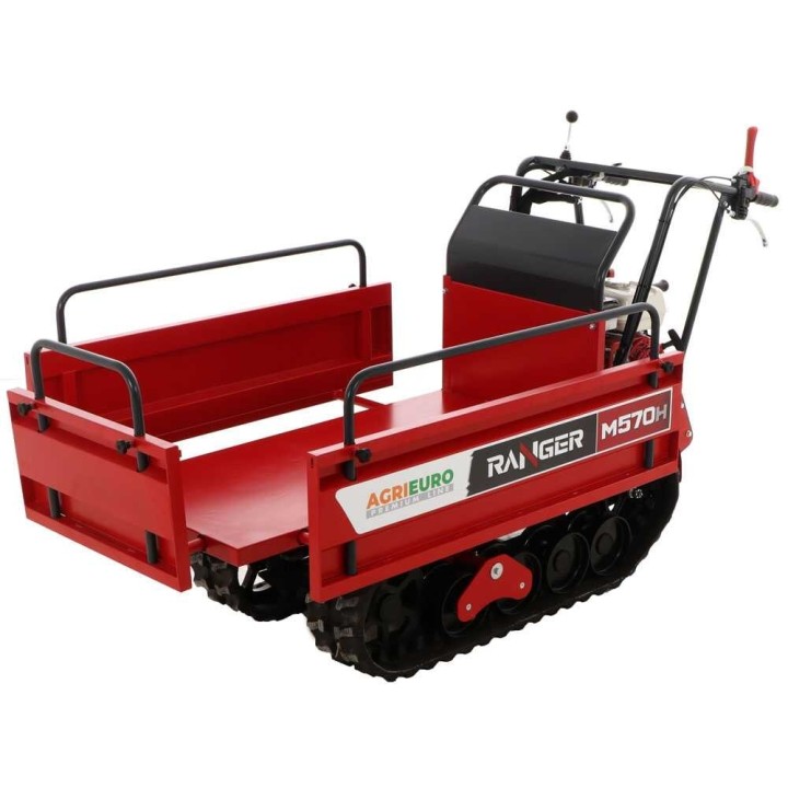 Ranger M570 H-E telaketjukuljetin, Honda GX200, sähkökäynnistys, 500 kg