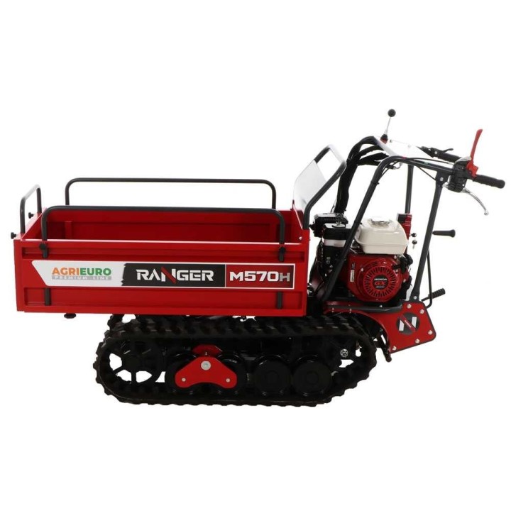 Ranger M570 H-E telaketjukuljetin, Honda GX200, sähkökäynnistys, 500 kg