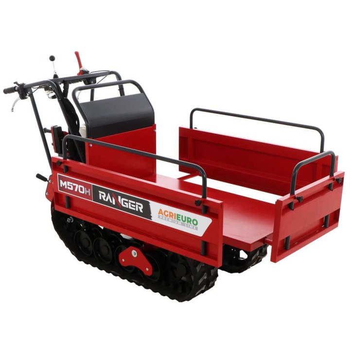 Ranger M570 H-E telaketjukuljetin, Honda GX200, sähkökäynnistys, 500 kg