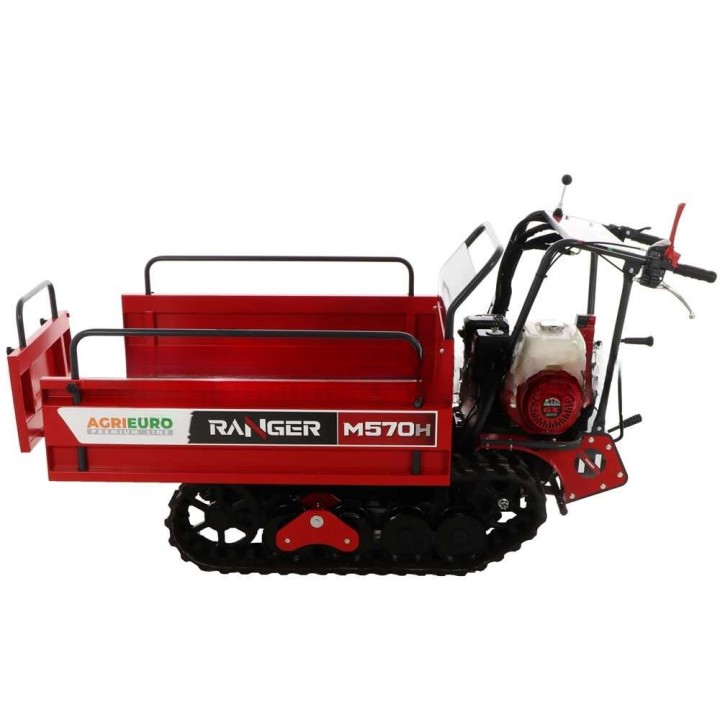 Ranger M570 H-E telaketjukuljetin, Honda GX200, sähkökäynnistys, 500 kg