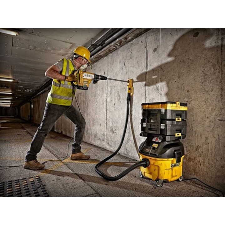 DeWalt DWV901LT-QS työmaaimuri, kuiva- ja märkäimurointi, 30 l, 1 400 W
