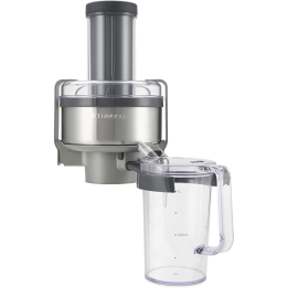 Kenwood AT641 mehustinlisäosa hidas puristus muovi ja ruostumaton teräs