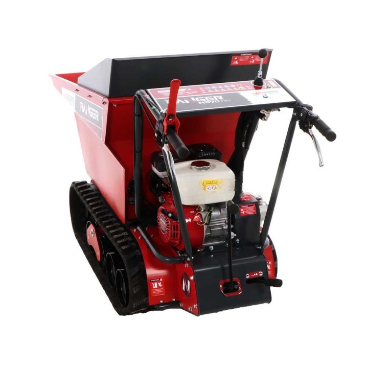 RANGER M570 HD telaketjudumper, Honda GX200, 6,5 HP, 500 kg, hydraulinen kippaus