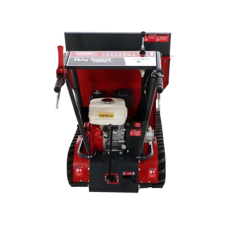 RANGER M570 HD telaketjudumper, Honda GX200, 6,5 HP, 500 kg, hydraulinen kippaus