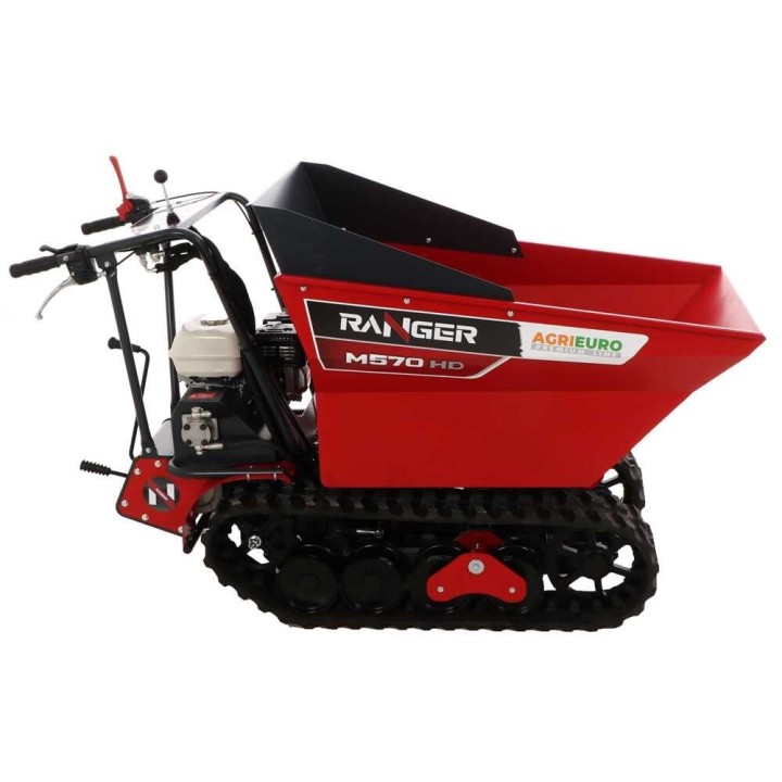 RANGER M570 HD telaketjudumper, Honda GX200, 6,5 HP, 500 kg, hydraulinen kippaus