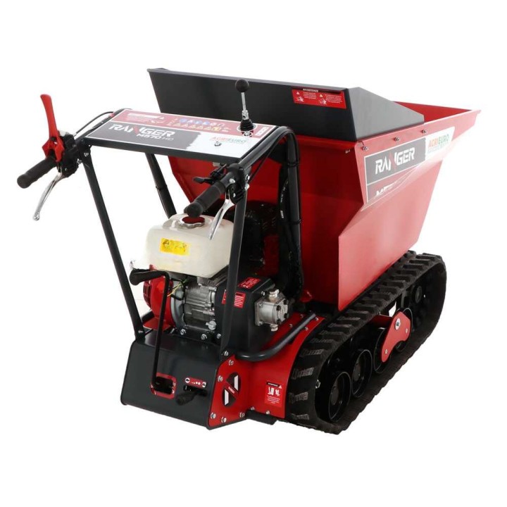 RANGER M570 HD telaketjudumper, Honda GX200, 6,5 HP, 500 kg, hydraulinen kippaus