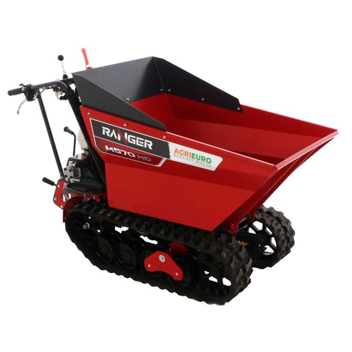 RANGER M570 HD telaketjudumper, Honda GX200, 6,5 HP, 500 kg, hydraulinen kippaus
