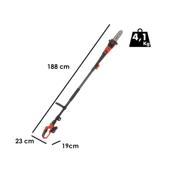 Valex M-SCT18 teleskooppivartinen akkuoksasaha, 18 V, 2 Ah, 24 cm
