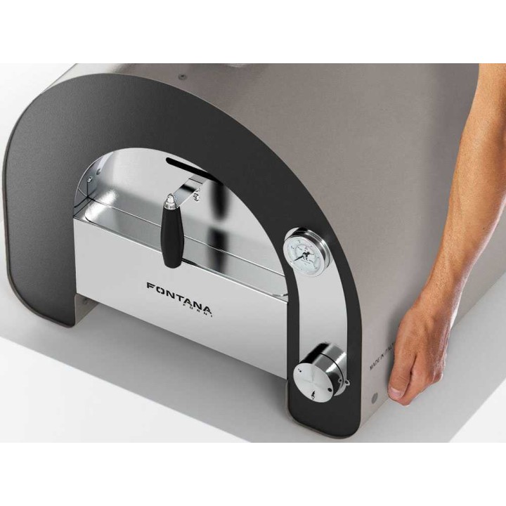 Fontana Maestro 60 kaasupizzauuni, 9 kW, 2 pizzaa, ulkokäyttöön