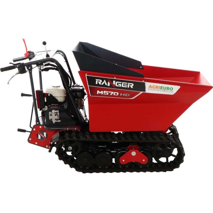 Ranger M570 HD-E telaketjudumppperi, Honda GX200, 6,5 HP, sähköinen käynnistys